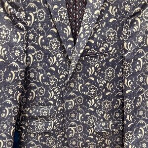 Paisley & Gray Men's Floral Print Blazer - Size Medium